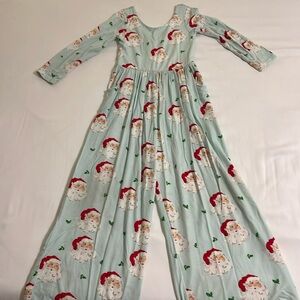 SweetHoney Santa Leggy Romper